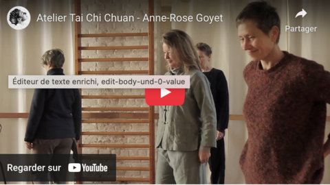 Un pont entre le Feldenkrais & les Nei Gong