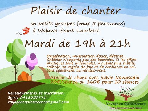 Atelier Plaisir de chanter tous les mardis en petit groupe