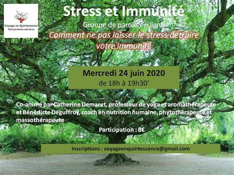 Groupe de parole: Comment ne pas laisser le stress détruire votre immunité