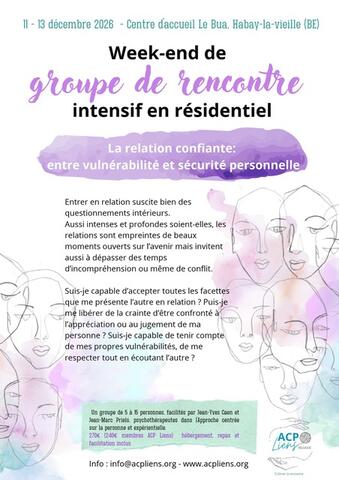 La relation confiante: entre vulnérabilité et sécurité personnelle - Weekend de développement personnel
